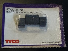 TYCO/MATTEL - Tires 6495 Rear Passing Tires 4 Total, MOC - NEW