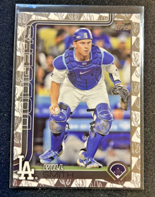 2025 Topps Series 1 #212 Will Smith LA Dodgers Spring Training Parallel