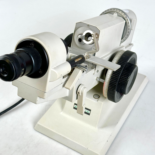 Japanese-Made Woodlyn White Wired Classic Lensmeter - Works Perfectly - Picture 5 of 13