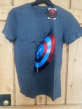 Marvel Avengers - Age Of Ultron - Captain America Shield - Official Mens T Shirt