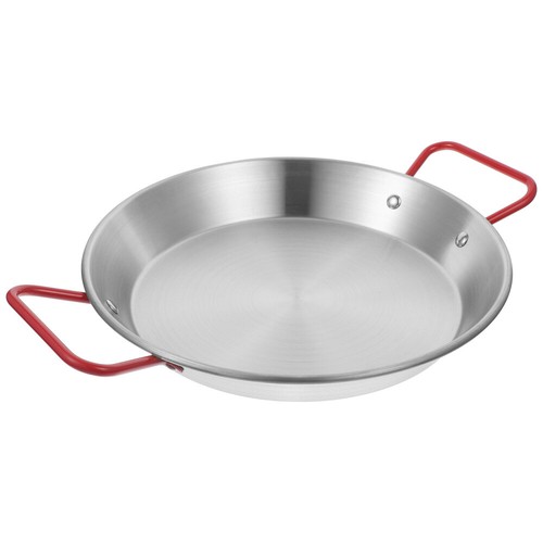 Stainless Steel Frying Pan Paella Acciaio Inossidabile Padella Wok - Picture 4 of 23
