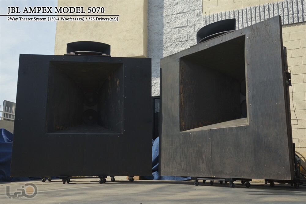 JBL Jim B Lansing  by Ampex Model 5070 system [150-4 (x4) + 375 Early Grey (x2)]