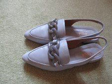 maripé Slipper hellblau flach Gr. 39 1x getragen Modell Odessa