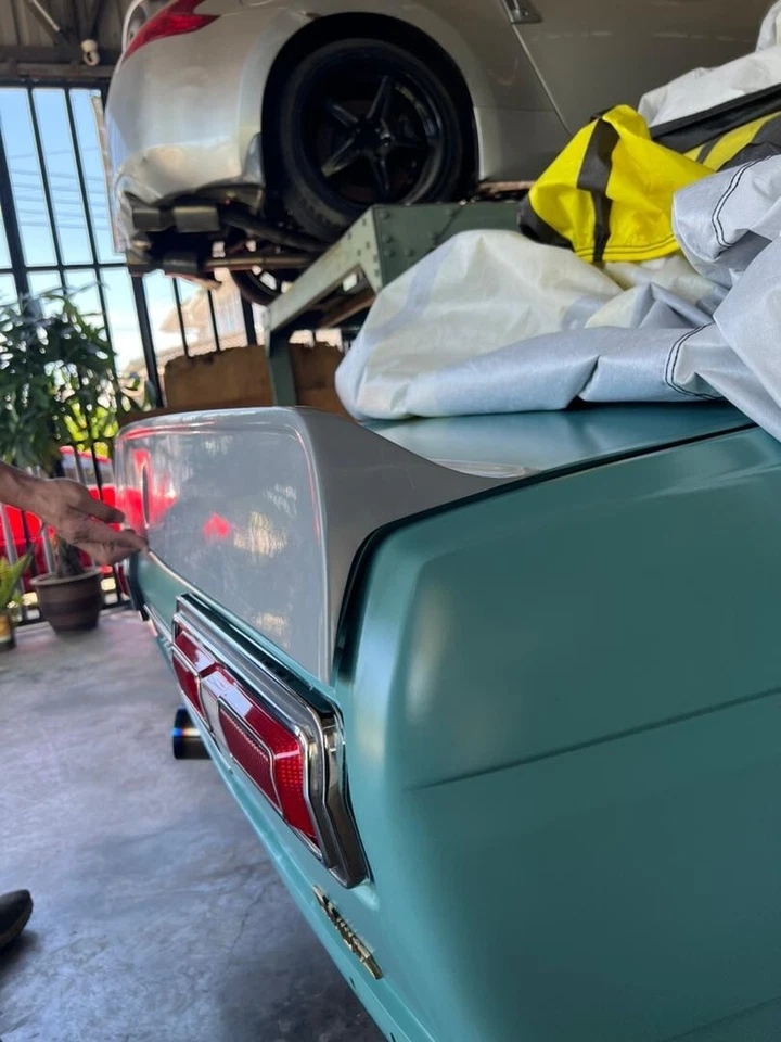 Alerón trasero JDM cola de pato bobtail ajuste Datsun SSS Bluebird 510 sedán puertas de 4 puertas Foto 2 de 4