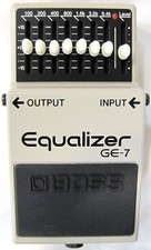 Used Boss GE-7 Graphic Equalizer 7-band EQ Guitar Effects Pedal