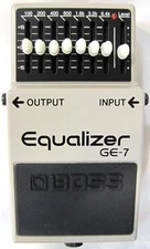 Used Boss GE-7 Graphic Equalizer 7-band EQ Guitar Effects Pedal