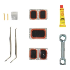 FENIX BICYCLE BIKE INNER TUBE REPAIR KIT WITH TIRE LEVERS AND TOOLS, EASY TO USE