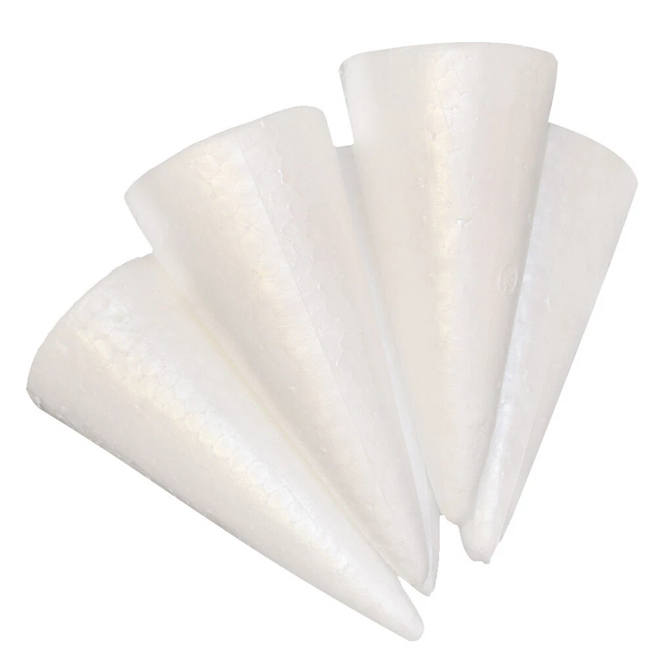 30pcs Styrofoam Christmas Tree Blank Cone for Kids - Image 3 of 4