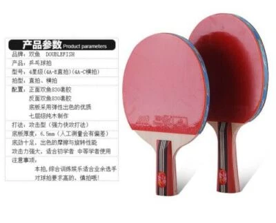 DHS,OR BUTTERFLY * Ping Pong Racket EASY Pick Table Tennis Paddle Promotion Deal DHS Double Fish*