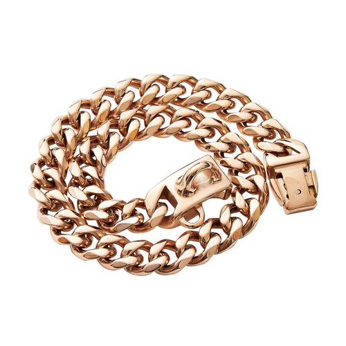 13mm Cuban Link Dog Chain Stainless Steel Pet Collar Pet Choke Outdoor Walking - Picture 6 of 24