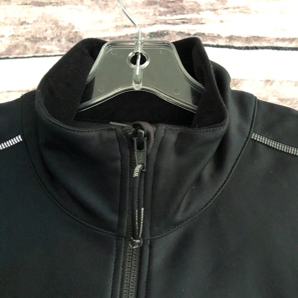 Chaqueta Gore Bike Wear Para Hombres Mediana Negra Ciclismo Windstopper Carcasa Suave Térmica Foto 4 de 4