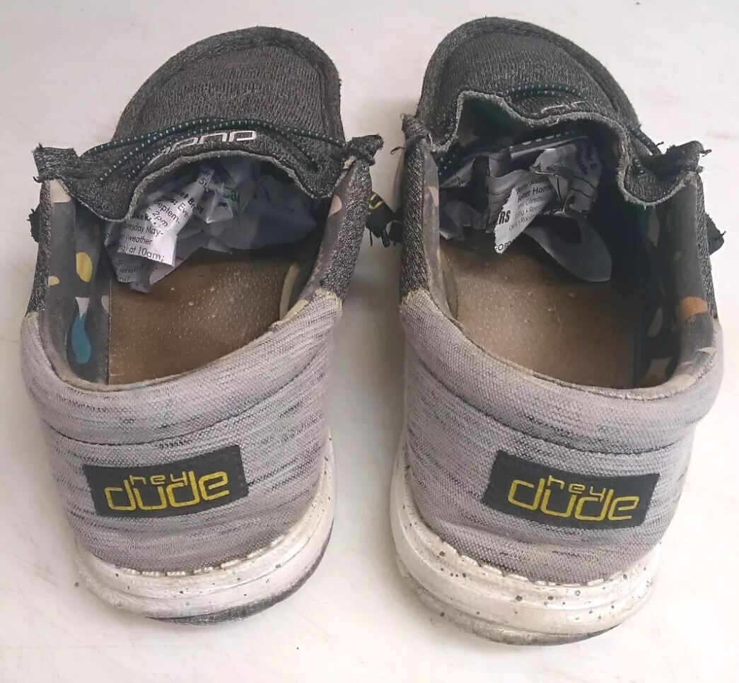 Hey Dude Wally Funk Neon Light Grey #111419856 Slip-On Comfy  display picture 3