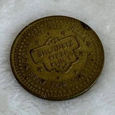 Vintage Showbiz Pizza Place Coin - Collectible Play Value Token