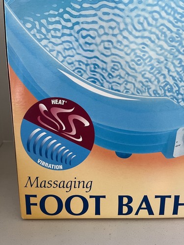 Conair Body Benefits Massaging Foot Bath Vibration Heat 3 Settings NEW SEALED - Picture 8 of 12