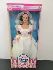 Country Bride Barbie Wedding Dress Mattel 13616 NRFB Olive Tan Complexion Doll