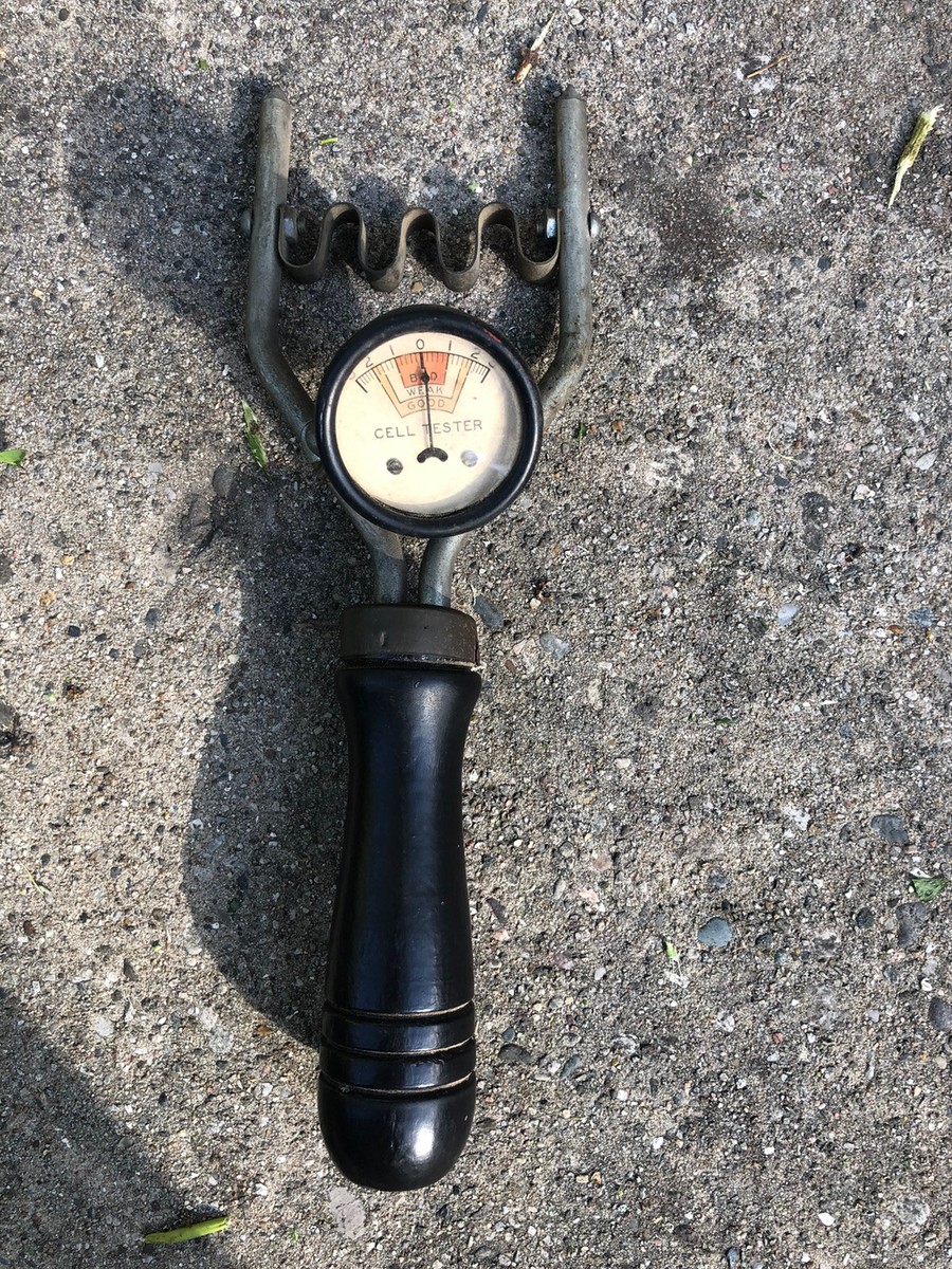 majy n.　1207 6 Volt Battery Cell Tester, Vintage Mechanics Garage Tool