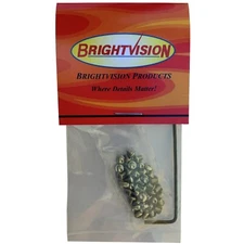 40 SHORT LENGTH Silver 2-56 Hex-Drive Button-Head Screw-In Rivets For Customs