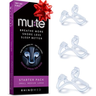 Mute Nasal Dilator for Snore Reduction - Anti-Snoring Aid Solution - Improve ...