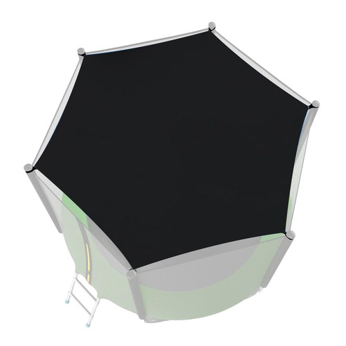 Trampoline Cover Black Trampoline Sunshade Tent Cover Tent - Picture 3 of 10