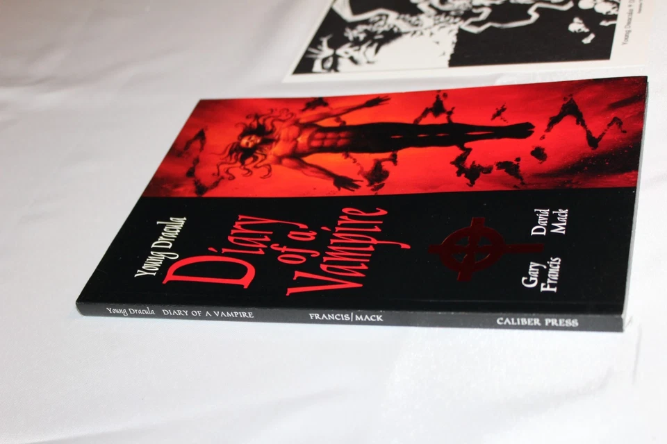 Diario de un joven vampiro Drácula SIN LEER TPB con impresión artística prensa calibre David Mack Foto 4 de 4