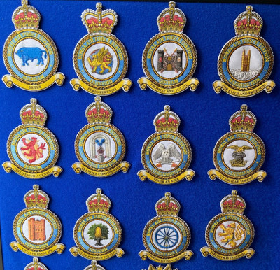 RAF Royal Air Force Station gestickte Aufnäher Abzeichen - MOD LIZENZIERT