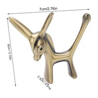 Esel Ringhalter Esel Statue Zinklegierung Retro Stil Sicherer Ringorganizer FüR