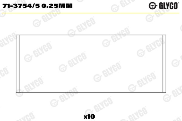 Glyco Pleuellager 71-3754/5 0.25Mm FüR Volvo 850 875 Renault V70 874 Safrane S70-image