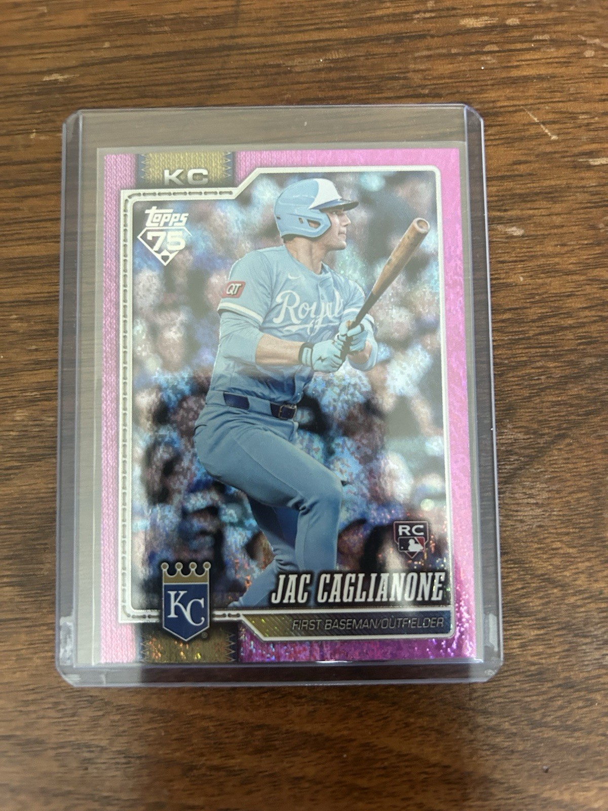 2026 Topps Series 1 - Jac Caglianone #138 Pink Holo Foil (RC)