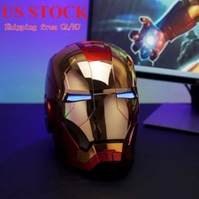 Iron Man 1:1 MK5 Jarvis Deformable Voice Control Wearable Helmet Party Mask Gift