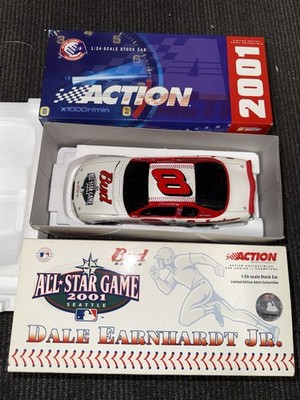 2001 Dale Earnhardt Jr 8 Budweiser MLB All Star Game 1/24 Action