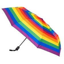 Brellerz Rainbow Umbrella Pride Gay Lesbian LGBTQ with UPF50 Sun Protection