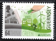 2016 Guernsey Europa CEPT MNH Ecology "Think Green"