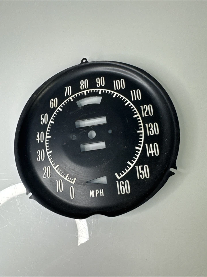 Placa frontal velocímetro Chevrolet Corvette 1972 1973 AC Delco 6496851 Foto 3 de 4