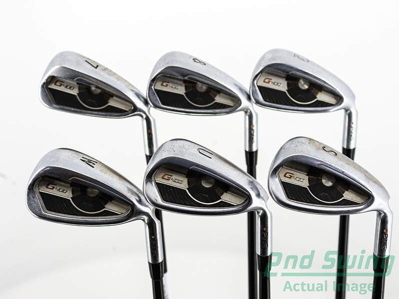 Ping G400 Iron Set 7-SW Graphite Regular Right Orange Dot