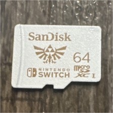 SanDisk 64GB White microSDXC Memory Card Class 1 for Nintendo Switch Console