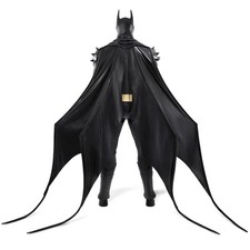 Absolute Batman Bruce Wayne Cosplay Jumpsuit Costume Men Suit Cape Outfit Set