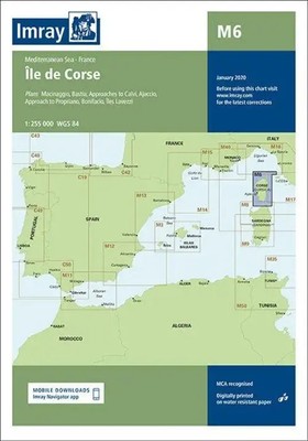 Imray Chart M6 | Ile de Corse | Imray | Englisch | (Land-)Karte | 2016
