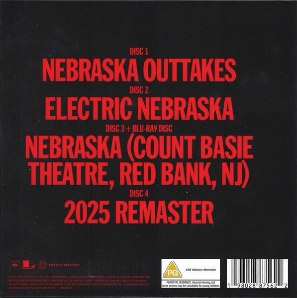 Bruce Springsteen Nebraska 82 Expanded Edition 4 CD Box Set & Blu-Ray Neu - Bild 4 von 4