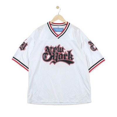 D-Non Sports Low Rider Jersey T-Shirt Herren Gr. L weiß Hip Hop New York
