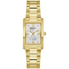 Bulova Women's Classic Diamond Gold-Tone Bracelet Watch • 21mm • 97P175