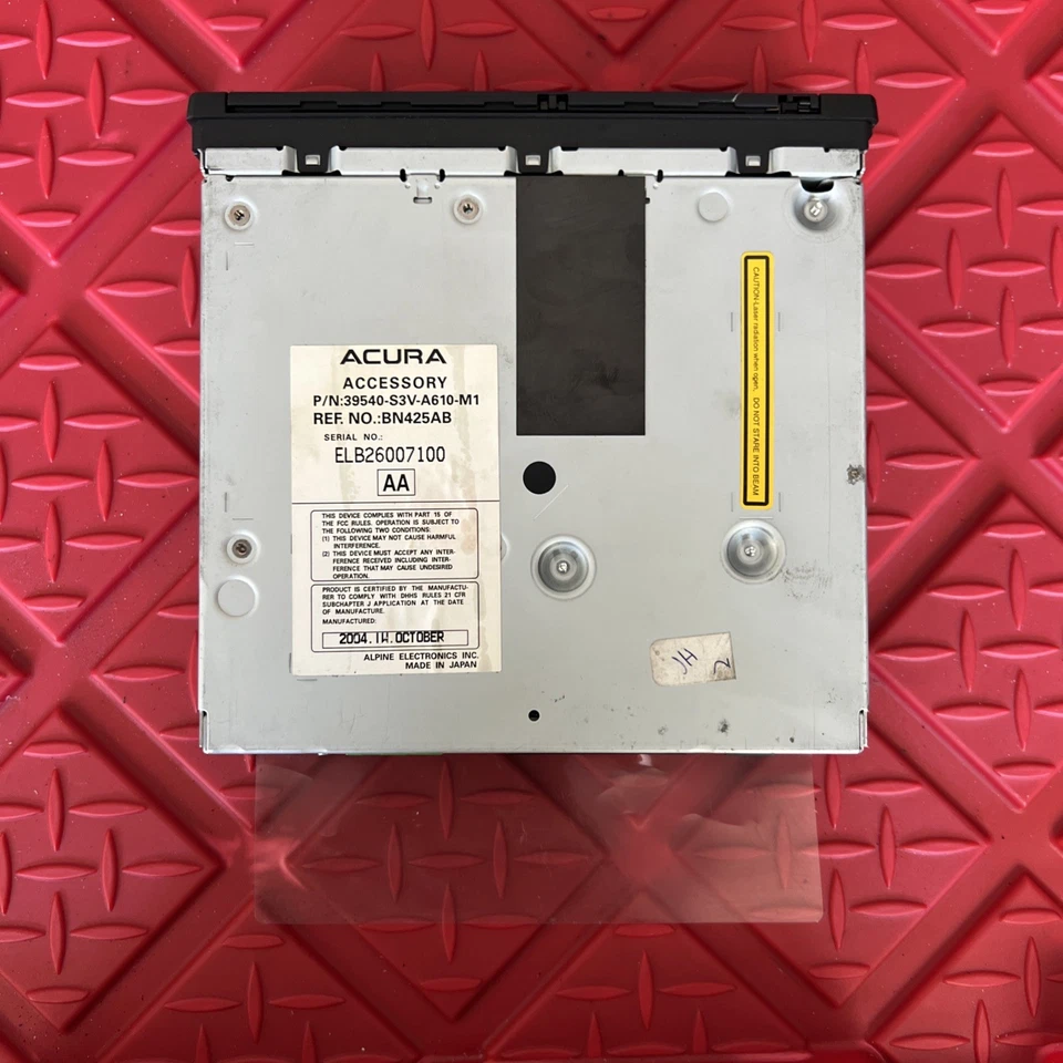 2005 2006 ACURA MDX OEM NAVIGATION DVD GPS DRIVE PLAYER 39540-S3V-A610-M1 OEM - Image 2 of 4