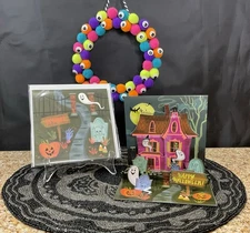 Halloween Pop-up Greeting Card w/Envelope Happy Haunted House