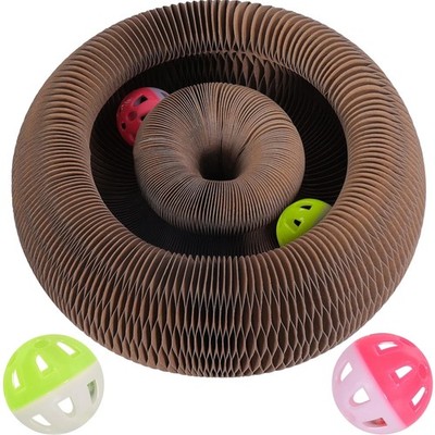 Katzenspielzeug mit Glockenbällen - Förderung von Fitness & Geschicklichkeit