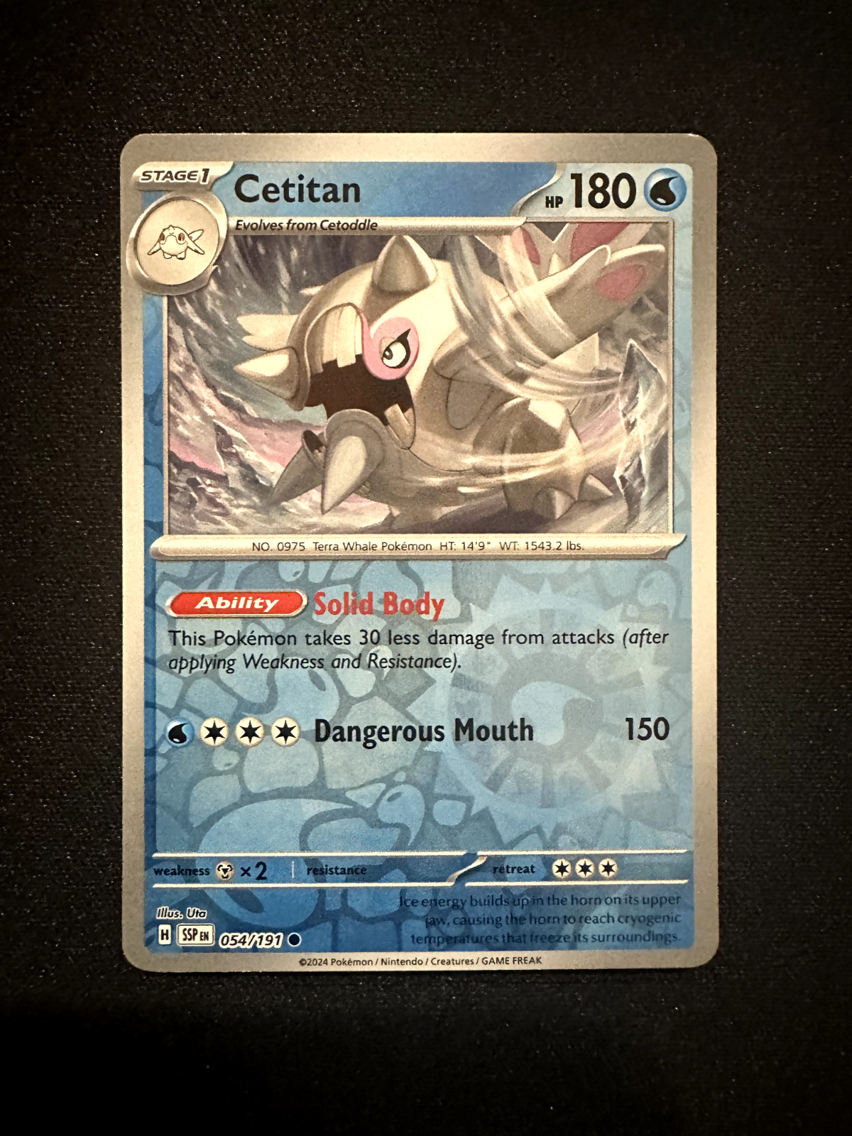 Cetitan 054/191 Sv08: Surging Sparks Reverse Holo - NM