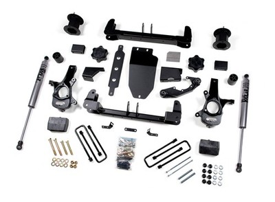 Zone Offroad ZONC27F FOX 4.5'' Lift Kit for 14-18 Silverado/Sierra 1500 4WD Cast