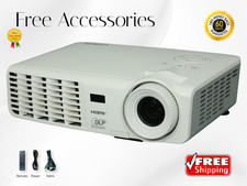 Vivitek D519 DLP Projector Portable Up to 300  Image Size 3000 Lumens w/Bundle  