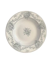 RARE Antique J & G Meakin “Oxford” Ironstone Rimmed Soup Bowl – c.1895