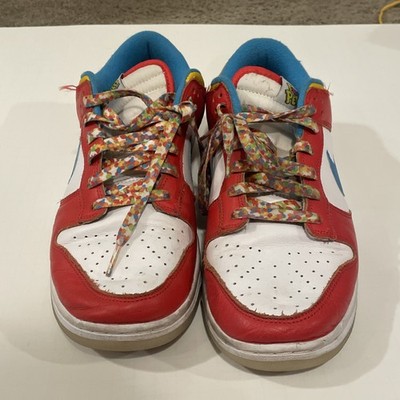 Nike Dunk Low x LeBron James Fruity Pebbles Men's Size 10 DH8009-600