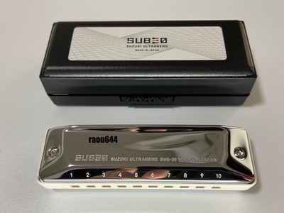 SUZUKI SUB30 A Key ULTRA BEND 10 hole Diatonic Harmonica from Japan