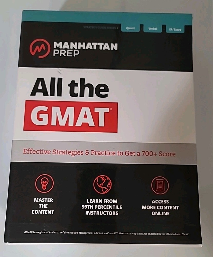 Manhattan Prep Gmat Prep Ser.: All the GMAT by Manhattan Prep (2019, Trade... Manhattan Prep Gmat Prep Ser.: All the GMAT by Manhattan Prep (2019, Trade...